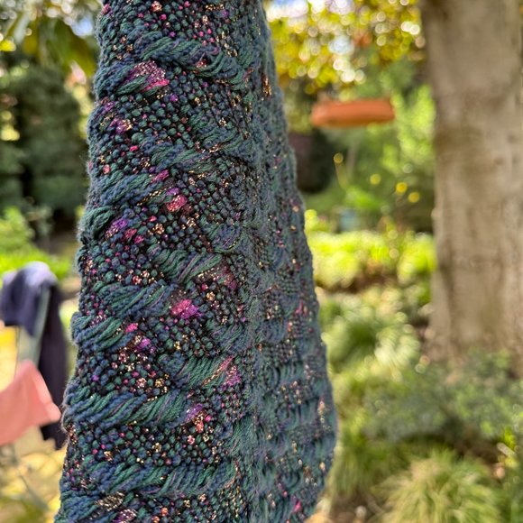 Leur logette tweed green and multicolor Malhia Kent irregular mini skirt US 0 xs - Picture 3 of 10